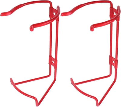 Brandblusser Muurbeugel - Universele Houder - Snelle Montage - Roestvrij Duurzaam - 21x13x10.5 CM - Rood