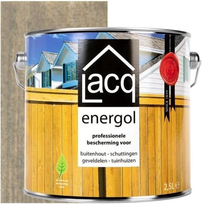 Lacq Energol - Beits - Grijs - 2,5 liter - Voor op hout - Binnen en buiten