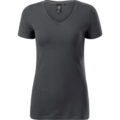 Dames-T-shirt met V-hals Malfini Premium Action 701