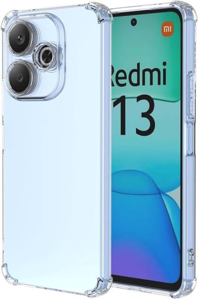 Hoesje geschikt voor Xiaomi Redmi 13 / Xiaomi Poco M6 4G - Techsuit Shockproof Silicone Back Cover - Transparant