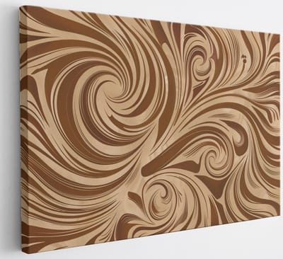 Saammp Canvas Schilderij - creme - Abstract - 30x20 - Foto op canvas - Wanddecoratie - Muurdecoratie Woonkamer - Slaapkamer decoratie - Canvas Print