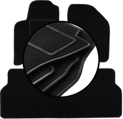 Complete set veloursmatten voor: Renault Scenic I minivan (1996-2003)