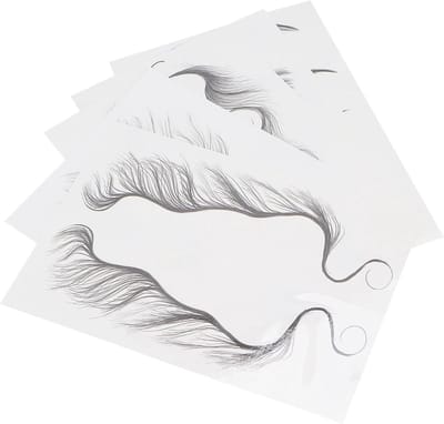 Haarranden Tattoo Stickers - Nep Haarlijn Sticker - DIY Hairstyling - Waterdicht Ontwerp - 5 Vellen - Zwart