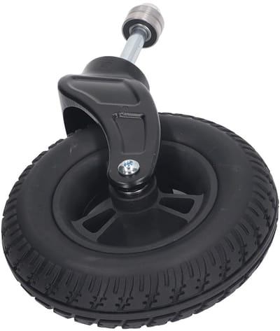 Dailygoody - 7 Inch Zwenkwiel - Rolstoelwiel - 120 Kg Draagvermogen - PU-naaf - Voorwielvervanging - Handremmen - Hoogwaardige kwaliteit