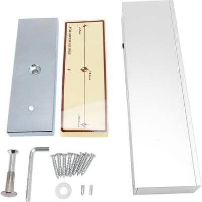Serrure magnétique électrique, force de maintien de 1 200 lb, 12 V, sécurité intégrée, mode NC, serrure électromagnétique pour porte simple