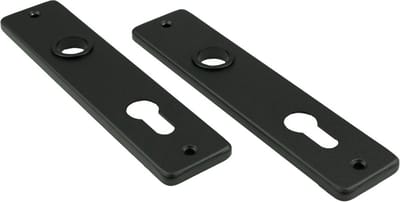 Schild - Zwart - Aluminium - VEILIG - Aluminium binnendeurschild rechthoekig 180x41x6 mm PC72, zwart