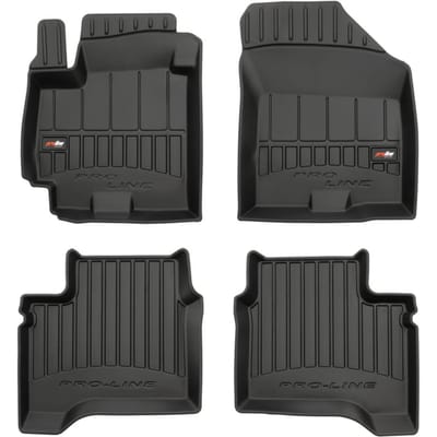 Frogum No.77 Premium 3D Rubberen Automatten Set – Geschikt voor SUZUKI Swift V vanaf 2017 – 4-delig – TPE Kwaliteit – Extra Hoge Rand 6 cm – Geurloos – Zwart