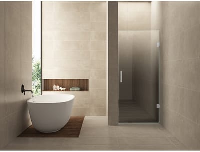 Wiesbaden Less Nisdeur Rechts - 800x2000x8mm - Nano - Spiegelrook naar Helder Glas - Chroom