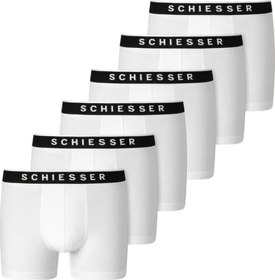 Schiesser Heren Shorts / Pants 6er Pack - 95/5 - Cotton