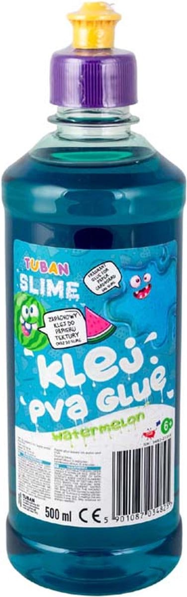 Tuban Tuban - Pva Lijm voor slijm Turquoise - Watermeloengeur 500 ml