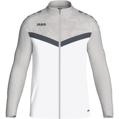 Jako Iconic Polyestervest Heren - Wit / Zachtgrijs | Maat: M