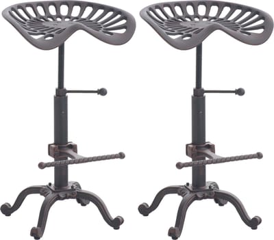 CLP Butch Set van 2 barkrukken bronzen/bronzen