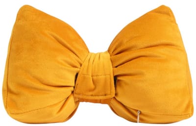 Strik Deurstopper fluweel honinggeel 16cm