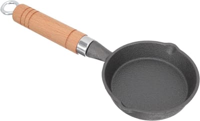 Mini Koekenpan - Omeletpan Koekepan - Ontbijt Bakken - Antiaanbaklaag - Niet gespecificeerd - Zwart
