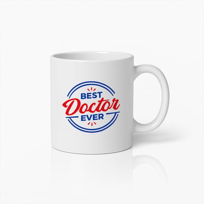 Beste Dokter Ooit Mok 330ml – Bedank Koffiebeker voor Artsen – Perfect Cadeau voor Medische Professionals