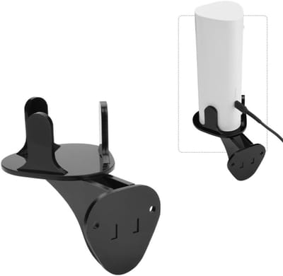 Speaker Muurbeugel - Opbergrek - Draadloze Speaker - Handenvrij Gebruik - Compact Ontwerp - Zwart