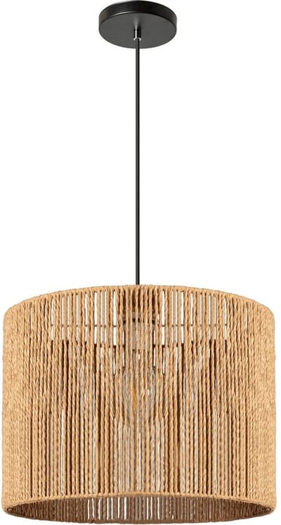 Toolight App1324-1Cp Hanglamp Bruin 30X30X22Cm