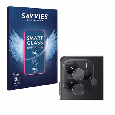 3 Stuks Savvies Screenprotector - geschikt voor Xiaomi Redmi Note 14 4G (ALLEEN Camera Lens) - beschermfolie glas transparant