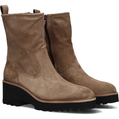 Paul Green 9017 Enkelboots - maat 38 - Enkellaarsjes - Dames - Taupe