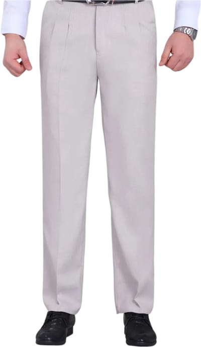 Livano Linnen Broek Heren - Zomerbroek - Volwassenen - Lange Broek - Pantalon - Strandbroek - Zomer - Ibiza Stijl - Beige - Maat XXS