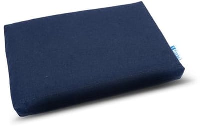 Hoofdkussen voor Yoga en Pilates - Biologisch Katoen - Afneembare en Wasbare Buitenhoes - Gerecycleerde Vulling - 30x20x2.5 cm