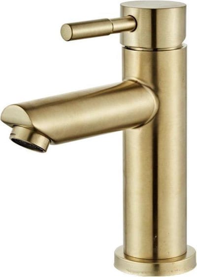 Sanitair Royal Mats Messing | Goud | Wastafelkraan | Badkamerkraan | Toiletkraan | Mengkraan | Waterbesparend