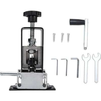 Koperdraad Stripmachine Multifunctioneel 2 in 1 Ontwerp Draagbaar Boormachine Aangedreven Handzwengel Draad gray