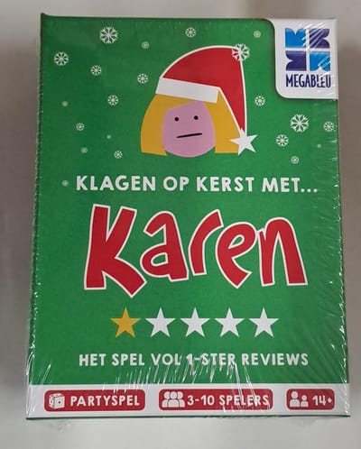 Klagen op Kerst met Karen Spel - Kerstspel Kersteditie partyspel kerstman