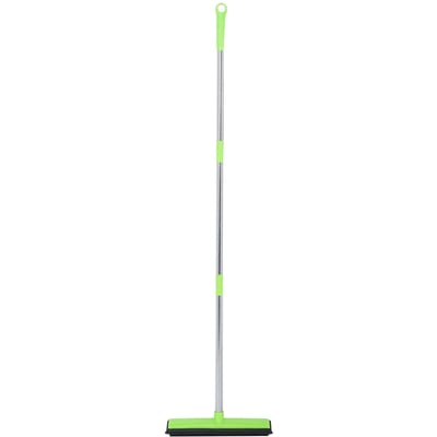 Multifunctionele Telescopische Vloer Tapijt Bezem Huisdierhaar Stofverwijdering Reiniger Veegmachine Schoonmaakgereedschap Groen groen