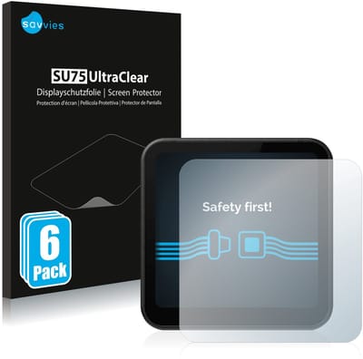 Savvies - Screenprotector voor DJI Action 2 - Folie Beschermfolie transparant 6 Stuks