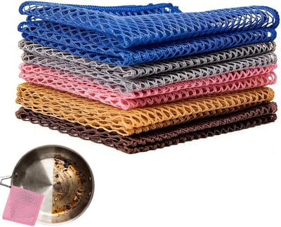 Schuurspons Doekjes - Deeg Reinigers - Keuken Schoonmaken - Hardnekkig Vuil Aanpakken - 30 Bij 30 Cm