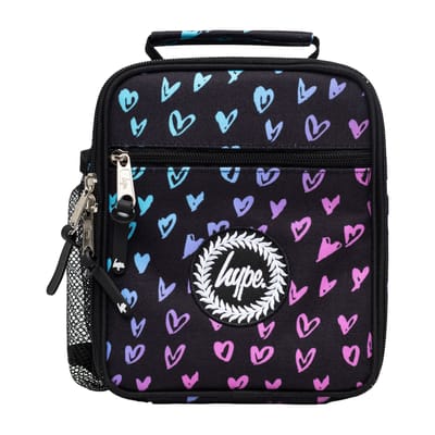 Kinderen Lunchdoos Roze Krabbels Hartjes | Thermisch Geïsoleerde Schooltas 4,5L