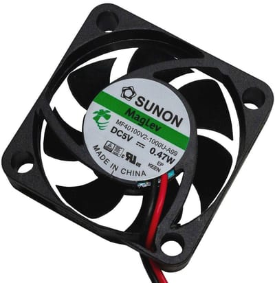 DC Ventilator 5V - 40x40x10 mm - 11,8 m³/h - 5800 RPM - 0,47W