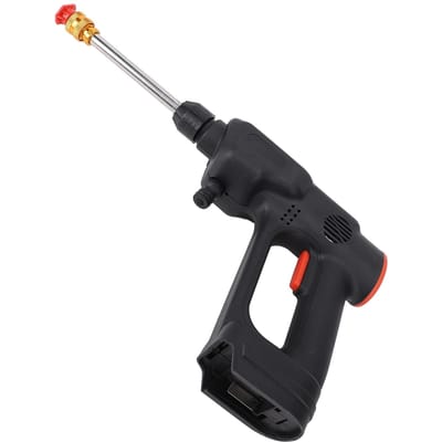 Nettoyeur Haute Pression Sans Fil 900PSI 2.4GPM Buse 6 en 1 Nettoyeur Haute Pression Portable avec 2x8888mAh Batterie black