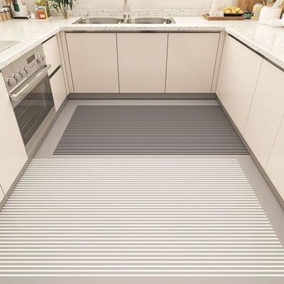 Niet-wasbaar Waterdicht Balkon Leer Groot Oppervlak Tapijt Antislip Woonkamer Deurmat Oliebestendig Keuken PVC Tapijt Snijbare Tapijten 80x120cm