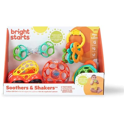 Oball cadeauset soothers & shakers - Oball - vanaf 0 maanden