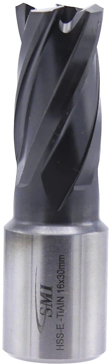 HSS TiAlN Kernboor - Metaalboor - Metaal Bewerken - Energiezuinig Slijtvast - 16 mm - Grijs