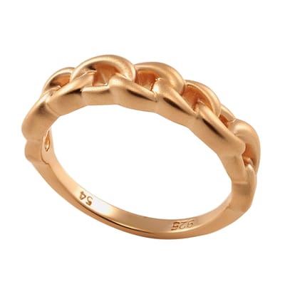Orphelia 'Estelle' Dames 925 Sterling Zilveren Ring - Roze ZR-7516/RG