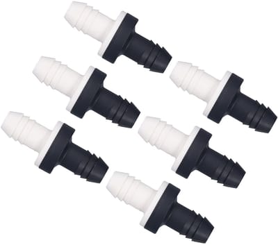 Dailygoods- Terugslagklep 150mm - Hoge Chemische Stabiliteit - Veilige Lengte 43mm - 6 Stuks - Fijn Vervaardigd - Brede Toepassing - Terugslagventiel