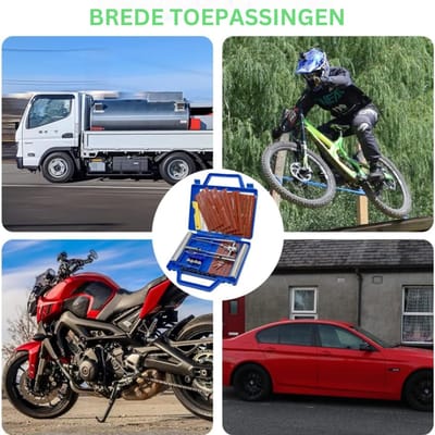 CLVP® Proppenset - Autobanden Reparatie Set - Autobanden Pomp