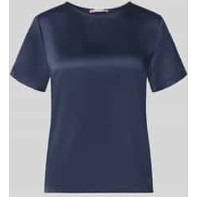 regular fit blouse van satijn