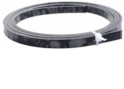 Allecto - Gitaar Binding Purfling Edging Strips - Gitaar Binding Strip - Decoratieve inlay voor gitaar - Zwart - Purfling Strip - Ideaal voor akoes...