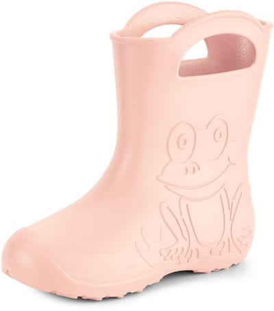 Ladeheid LA-CA-FrogWomen Dames Regenlaarzen - Rubber Laarzen - EVA - Kikker - Poederroze - 36/37