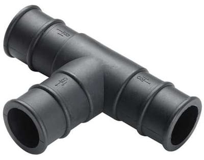 Vetus T-stuk Goud 19 mm