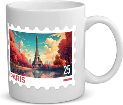 Akyol - parijs koffiemok - theemok - 420 - liefhebber - europa - 350 ML inhoud
