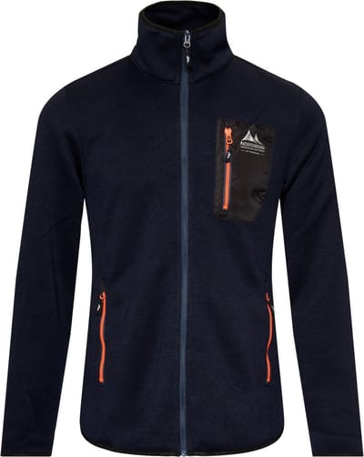 Nordberg Noa - Outdoor Fleecevest Heren - Navy/Donkerblauw Melange - Maat 4XL