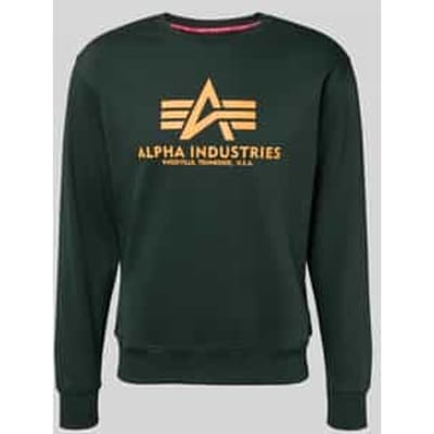 Regular fit sweatshirt met logoprint