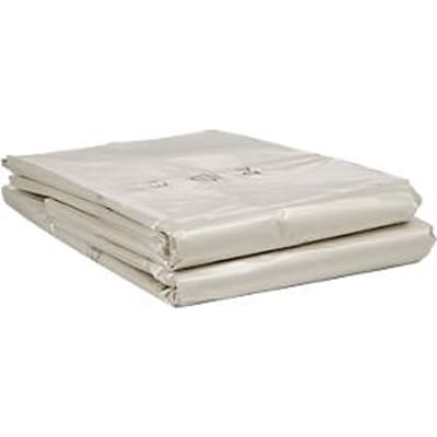 Deiss afvalzakken, 1000 l, dikte 40 μ, gerecycled LDPE, transparant, 50 stuks