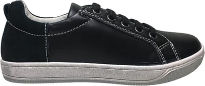 Naturino - Caleb - Mt 28 - lederen effen veterschoenen - zwart