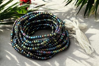 AfricanFabs® Waist Beads / Afrikaanse Heupketting - Igbé - Gemengde kleuren (Traditioneel niet-elastisch koord) - Buikketting - Taille ketting